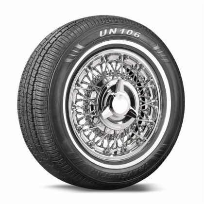 Travelstar UN106 All Season 205/75R15 97S Passenger Tire 205/75/15,White Wall 18mm(Tire Only)