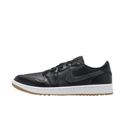 Air Jordan 1 Low G Golf Shoes (DD9315-005, Black/Gum Medium Brown/White/Anthracite)