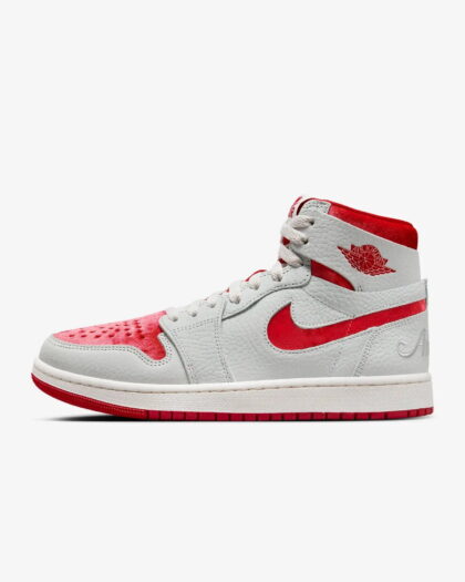 Air Jordan 1 Zoom CMFT 2 DV1304-106 Women's Summit White/Red Sneaker Shoes