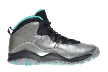Air Jordan 10 Retro 30th BG 'Lady Liberty' Big Kids Shoes Dust/Metallic Gold 705179-045