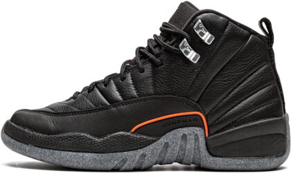 Air Jordan 12 Retro (GS) Big Kids' Shoes Black/Crimson dm5204-006