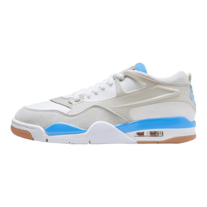 Air Jordan 4 RM Men's Shoes FQ7939-104, White/White/Neutral Grey