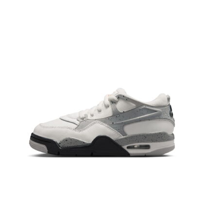 Big Kid's Jordan 4 RM 'White Cement' (IO7436-121) - 4.5Y