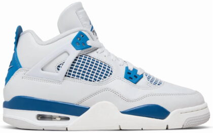 (GS) Air Jordan 4 Retro 'Military Blue / Industrial Blue' (2024) HF4281-141