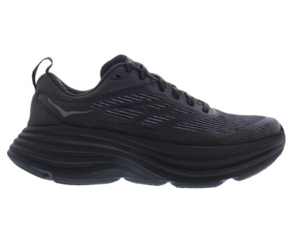 HOKA Bondi 8 TS Caged Unisex Shoes Size 8, Color: Black/Black