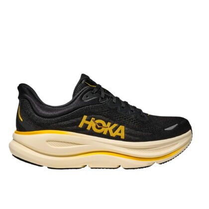 Hoka Bondi 9 Carbon Black / Yellow Gold 1162011-CWG Men's