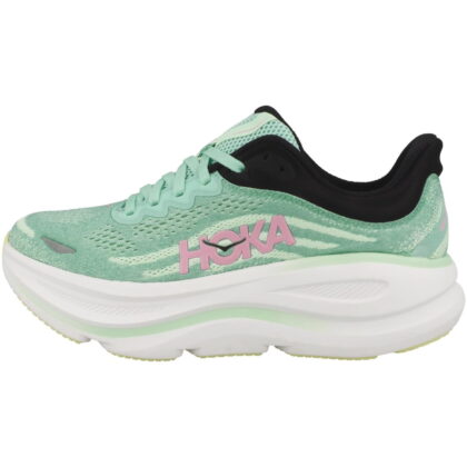 Hoka Women's Bondi 9 Sneaker, Blue Spark/Mint Fluorite