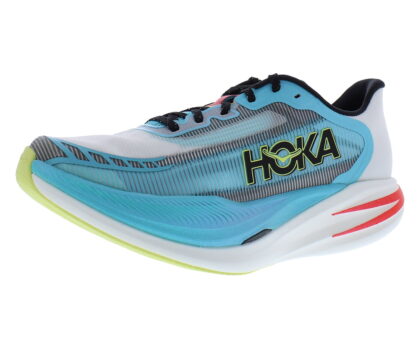 HOKA Cielo X1 2.0 Unisex Shoes Size 11, Color: Frost/Black
