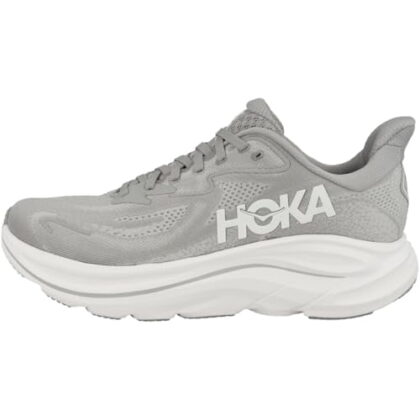 HOKA Clifton 10 Mens Shoes Size 13, Color: Stellar Grey/Stardust