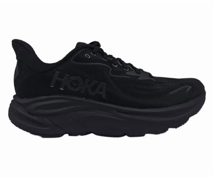HOKA Clifton 10 Mens Shoes Size 8.5, Color: Black/Black