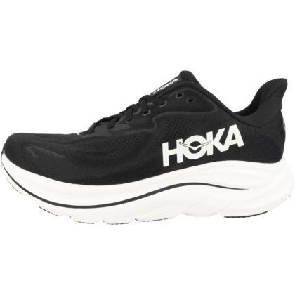 HOKA Clifton 10 Mens Shoes Size 8.5, Color: Black/White