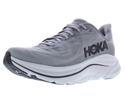 Hoka Clifton 10 Wide Mens Shoes Size 13, Color: Galactic Grey/Asteroid