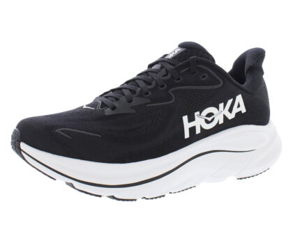 HOKA Clifton 10 Wide Mens Shoes Size 13, Color: Black/White