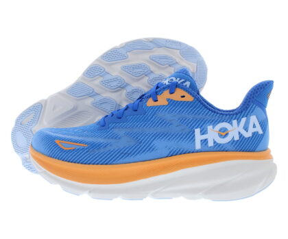 HOKA Clifton 9 Mens Shoes Size 10, Color: Coastal Sky/All Aboard