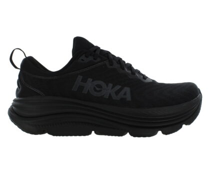 HOKA Gaviota 5 Wide Mens Shoes Size 10, Color: Black/Black