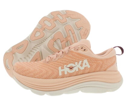 HOKA Gaviota 5 Womens Shoes Size 6.5, Color: Rose Latte/Rose Cream