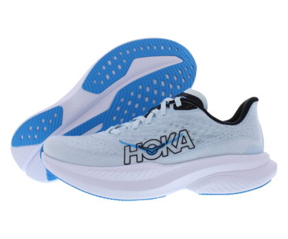 HOKA Mach 6 Womens Shoes Size 8, Color: Tundra Blue/Raindrop