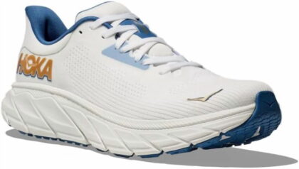 Hoka Men's Arahi 7 Running Shoes, Frost/Gold, US 14 Medium