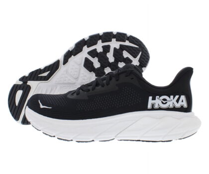 Hoka Men's Arahi 7 Sneaker, Black/White