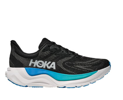 Hoka Men's Arahi 8 Sneaker, Black/Skyward Blue