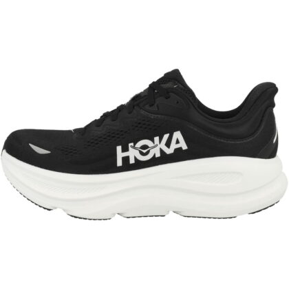 Hoka Men's Bondi 9 Sneaker, Black/White