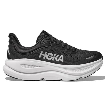 Hoka Men's Bondi 9 Sneaker, Black/White
