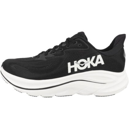 Hoka Men's Clifton 10 Sneaker, Black/White
