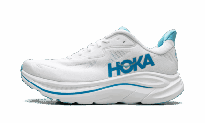 HOKA MENS CLIFTON 10 "WHITE SKYWARD BLUE" 1162030 WKY 1162030 WKY from Stadium Goods