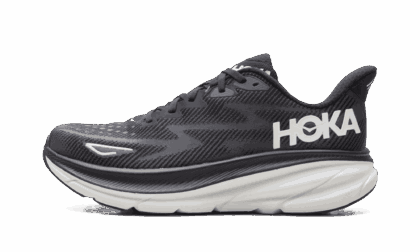 HOKA MENS Clifton 9 "Black / White" 1127895 BWHT 1127895 BWHT from Stadium Goods