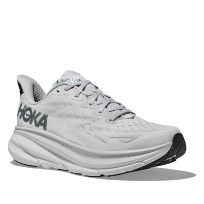 Hoka Men's Clifton 9 Sneaker, Nimbus Cloud/Steel Wool