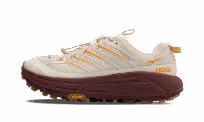 HOKA MENS One Mafate Three "Vanilla Varsity Burgundy" 1141572 VVR 1141572 VVR from Stadium Goods