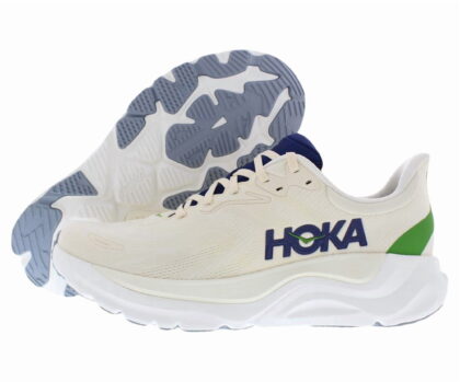 Hoka One One Arahi 8 Mens Shoes Size 12, Color: Alabaster/Birch