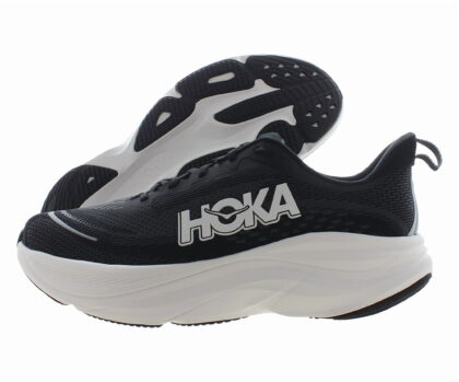HOKA Skyflow Mens Shoes Size 10, Color: Black/White