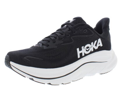 Hoka One Womens Clifton 10 Road Running Shoes - Black/White