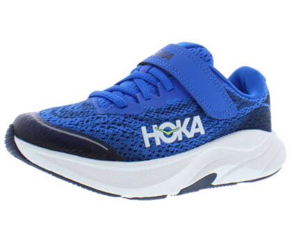 HOKA Rincon 4 PS Boys Shoes Size 11, Color: Electric Cobalt/Varsity Navy