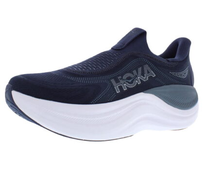 HOKA Skyward Laceless Mens Shoes Size 13, Color: Varsity Navy/White