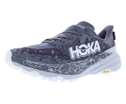 HOKA Speedgoat 6 Womens Shoes Size 8, Color: Outer Orbit/Stardust