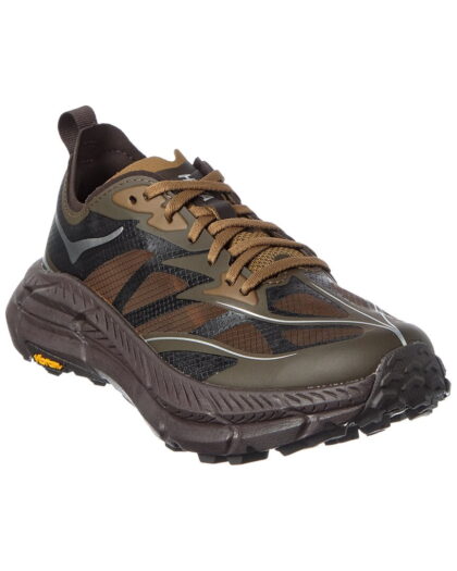 Hoka U Mafate Speed 4 Lite Leather & Mesh Sneaker, 7.5, Brown