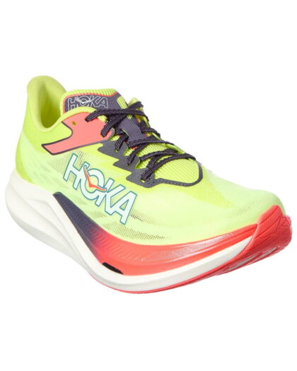 Hoka U Rocket X 3 Mesh Sneaker, 5.5, Yellow