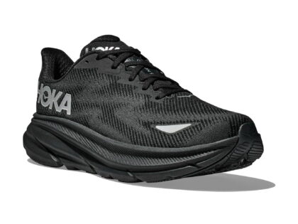 Hoka Women's Clifton 9 GTX Sneaker, Black/Black 1