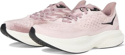 Hoka Women's Mach 6 Running Shoes, Cosmic Pearl/Quartzite, US 9.5 Medium