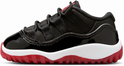 Jordan 11 Retro Low (TD) 'Bred' Toddlers' Shoes Black/Red fv5120-006