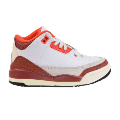 Jordan 3 Retro SE (PS) Little Kids' Shoes Summit White-Mars Stone-Orange dv7027-108
