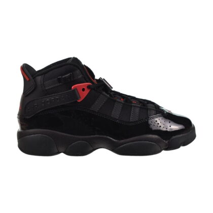 Jordan 6 Rings (GS) Big Kids' Shoes Black/Fire Red-Anthracite 323419-026