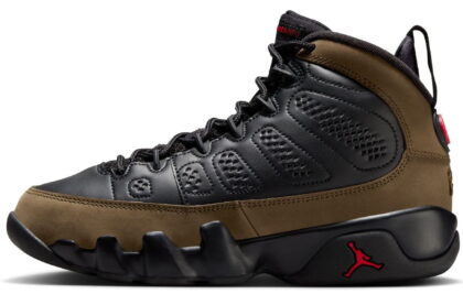 Jordan 9 Retro "Olive" (Gs) Big Kids Style: Hv4574