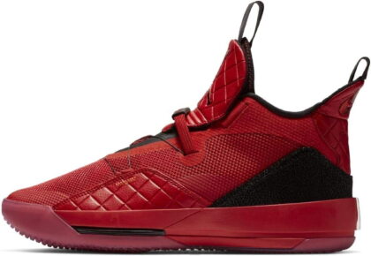Jordan Air XXXIII Basketball Shoes (10-M, Red/Black)