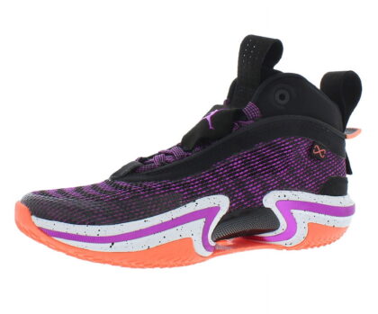 Jordan Air XXXVI (GS) Boys Shoes Size 6.5, Color: Black/Hyper Violet