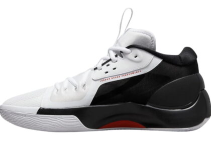 Jordan Air Zoom Separate, Men's Basketball Shoes (Black/University Red-White, US Footwear