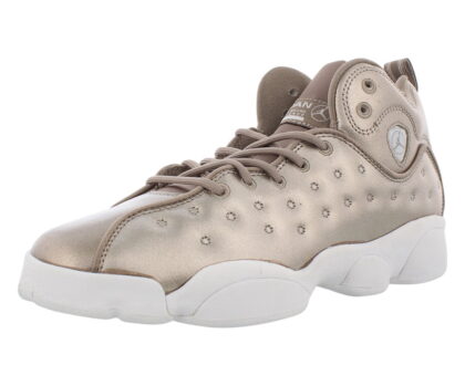 Jordan Jumpman Team Ii Se Girls Shoes Size 4.5, Color: Sepia Stone/Sepia Stone/White