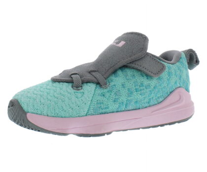 Jordan Lebron Xvii Baby Boys Shoes Size 8, Color: Teal/Pink